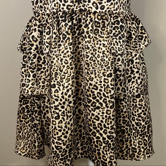 TCEC Spaghetti Strap Leopard Print Mini Dress - Picture 6 of 10